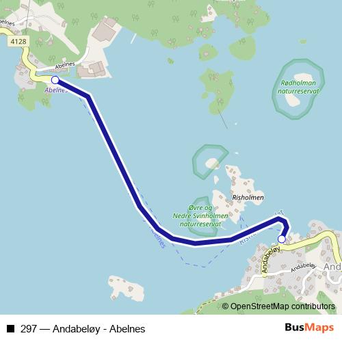 297 ferry Line Map