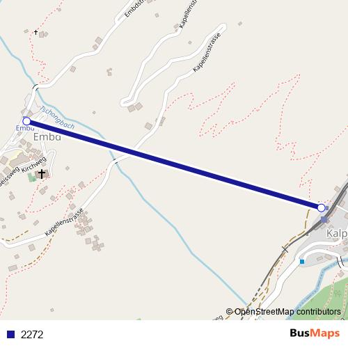 2272 cable-car Line Map