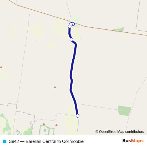 S942 bus Line Map