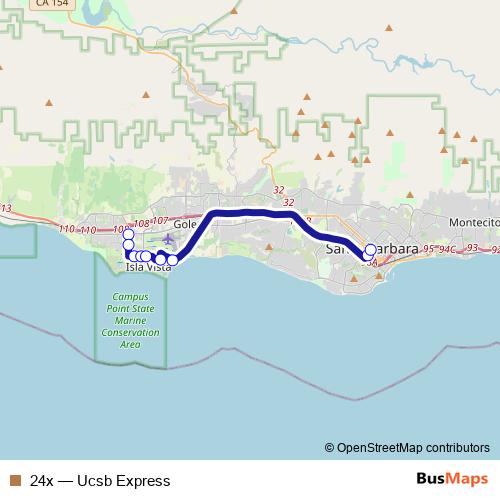 24x bus Line Map