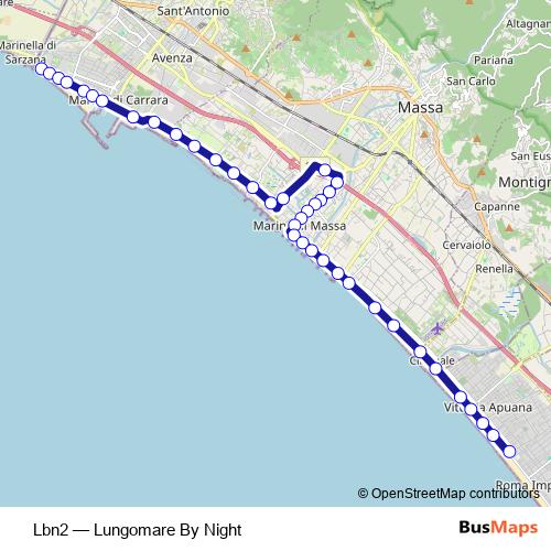 Lbn2 bus Line Map