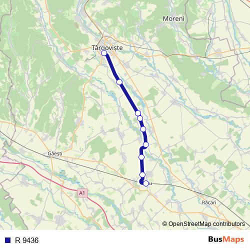 R 9436 rail Line Map