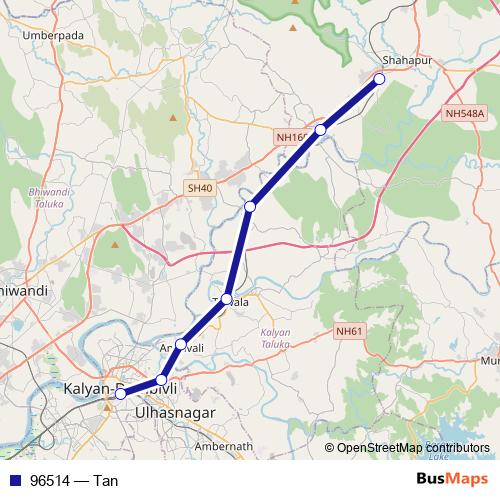 96514 rail Line Map