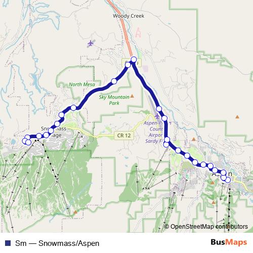Sm bus Line Map
