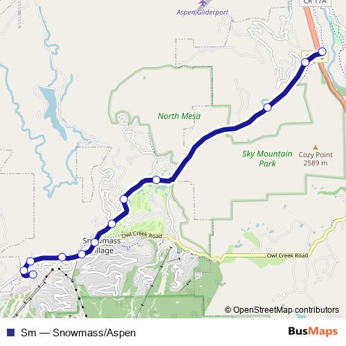 Sm bus Line Map