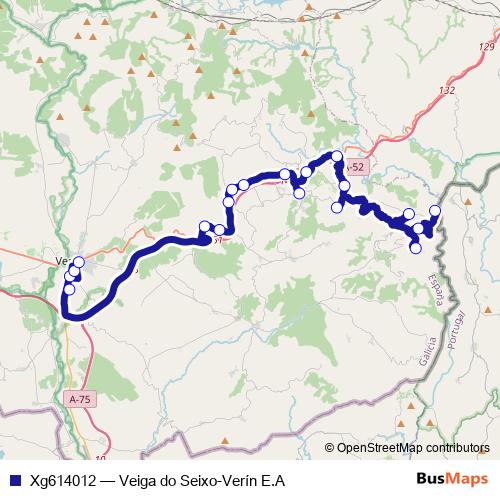 Xg614012 bus Line Map