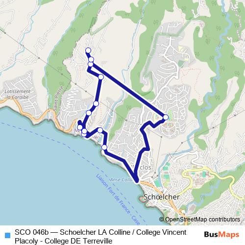 SCO 046b bus Line Map