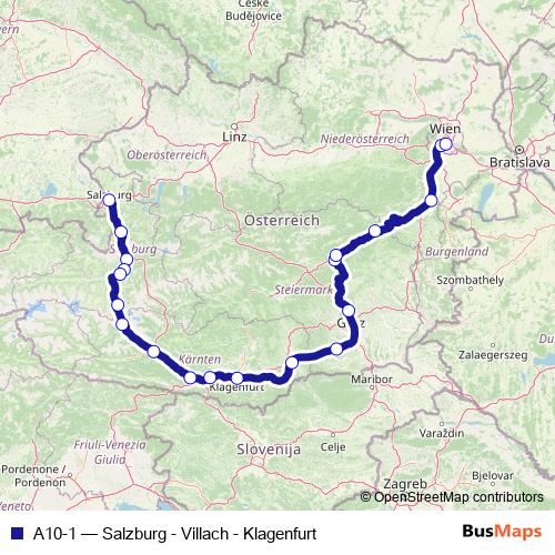 A10-1 rail Line Map