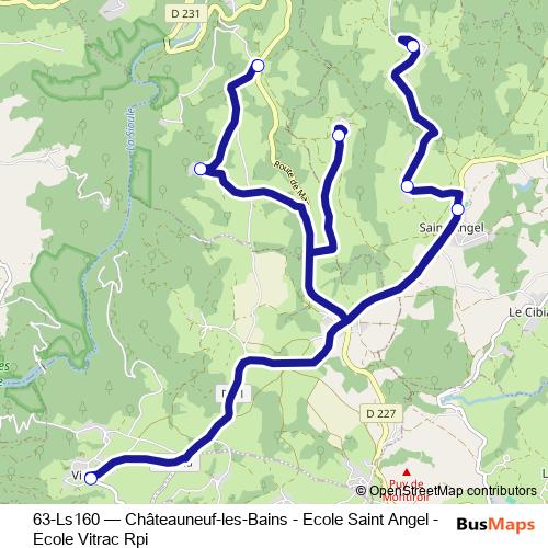 63-Ls160 bus Line Map