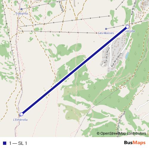 1 cable-car Line Map