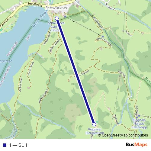 1 cable-car Line Map
