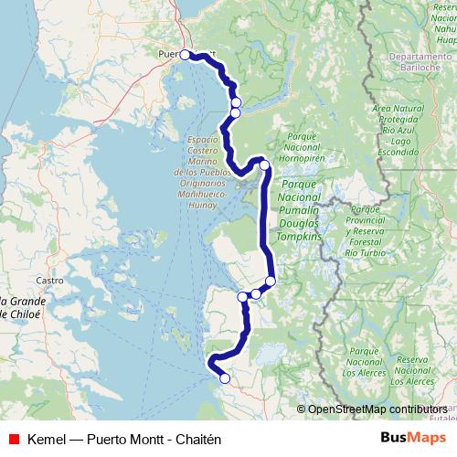 Kemel bus Line Map