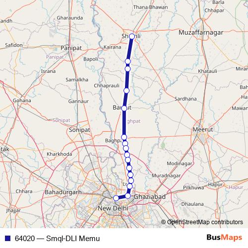 64020 rail Line Map