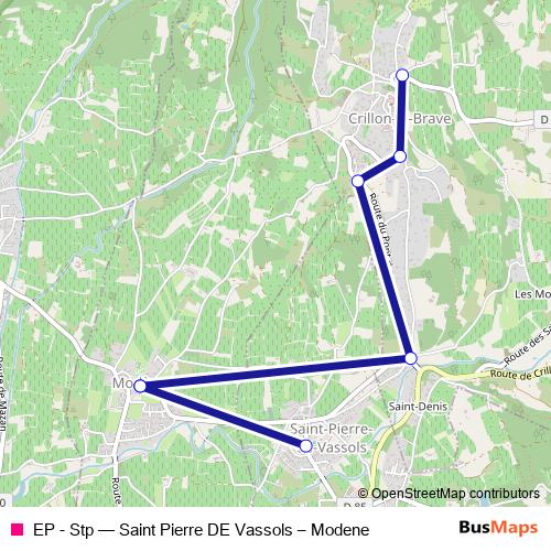 EP - Stp bus Line Map