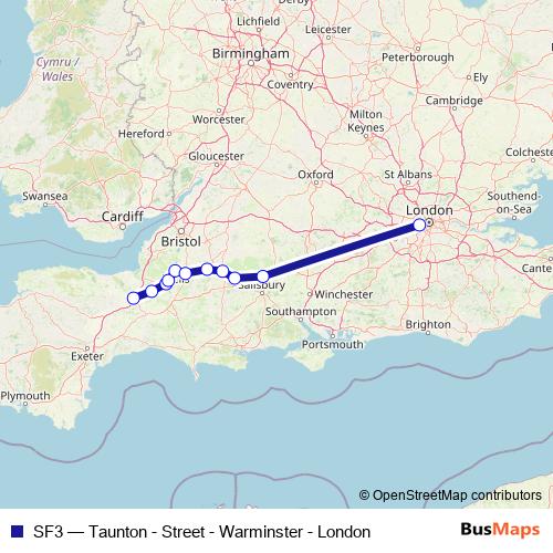 SF3 bus Line Map