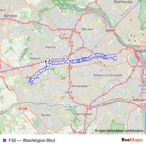 F50 bus Line Map