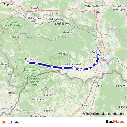 Os 6471 rail Line Map