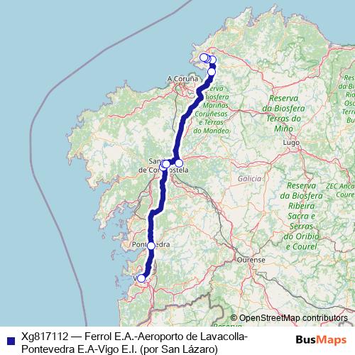 Xg817112 bus Line Map