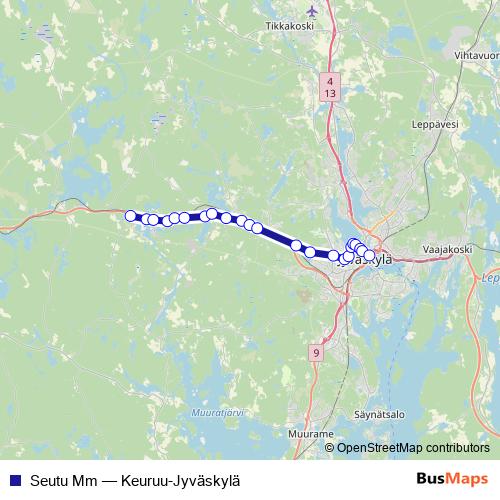 Seutu Mm bus Line Map