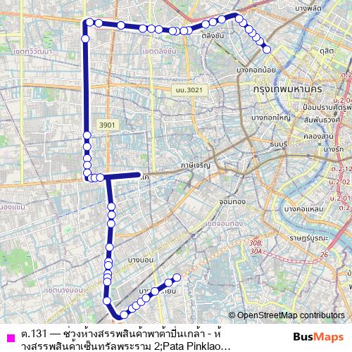 ต.131 bus Line Map