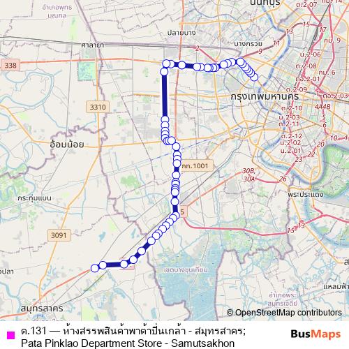 ต.131 bus Line Map