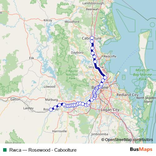 Rwca rail Line Map