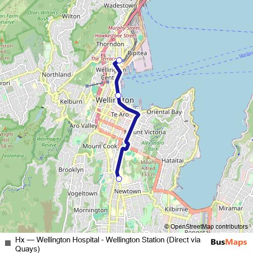 Hx bus Line Map