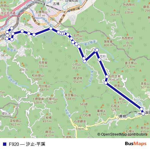 F920 bus Line Map
