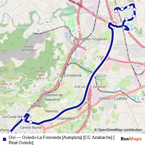 Ovi bus Line Map