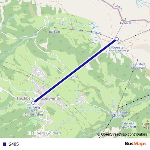 2485 cable-car Line Map