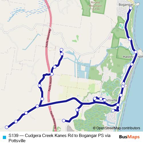 S139 bus Line Map