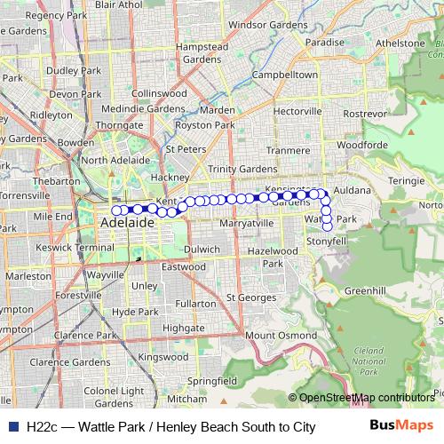 H22c bus Line Map