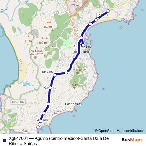 Xg847001 bus Line Map