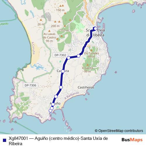 Xg847001 bus Line Map