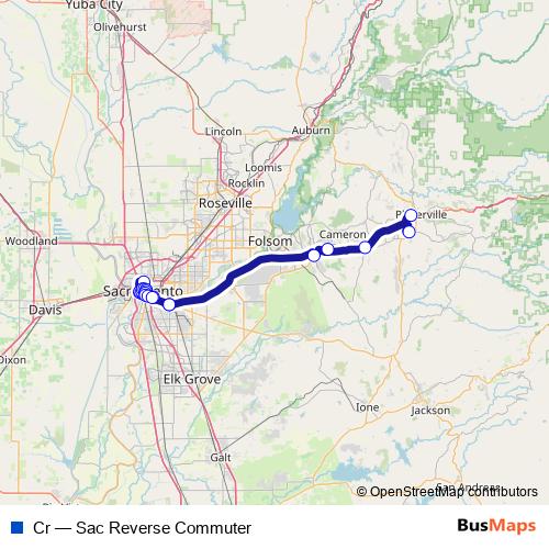 Cr bus Line Map