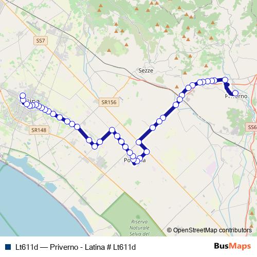 Lt611d bus Line Map