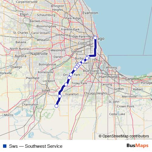 Sws rail Line Map