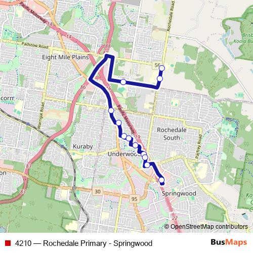 4210 bus Line Map