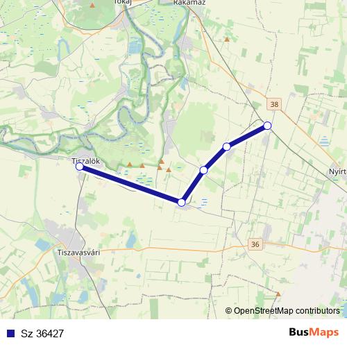 Sz 36427 rail Line Map