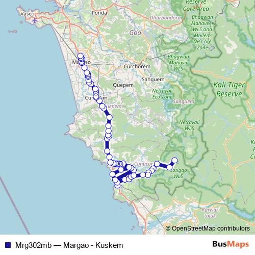 Mrg302mb bus Line Map