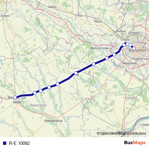 R-E 10092 rail Line Map