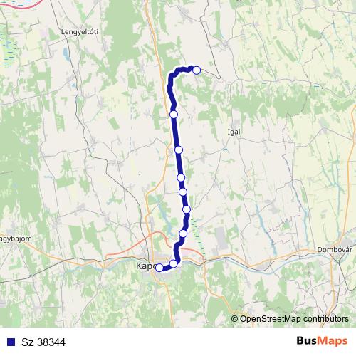 Sz 38344 rail Line Map