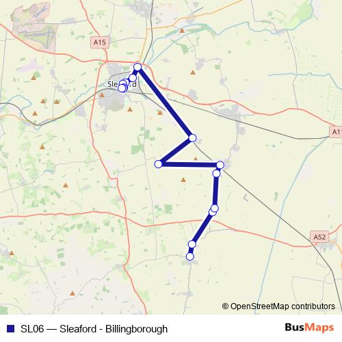 SL06 bus Line Map