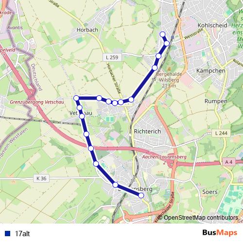 17alt metro Line Map