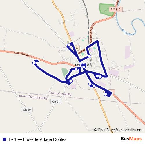 Lvl1 bus Line Map