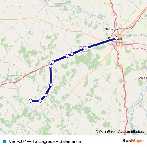 Vacl-062 bus Line Map
