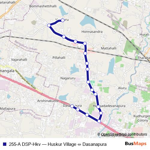 255-A DSP-Hkv bus Line Map