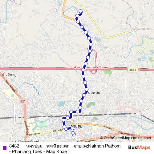 8482 bus Line Map