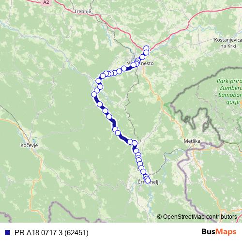 PR A18 0717 3 (62451) bus Line Map