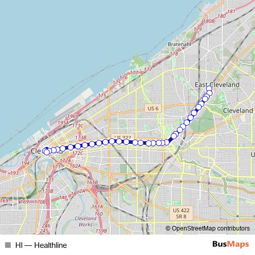 Hl bus Line Map